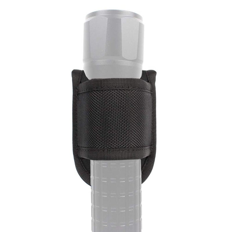 ROCOTACTICAL Open Top Compact Light Holder, 1680 Denier Ballistic Nylon, Duty Belt D Cell Light Carrier Case - Image 1